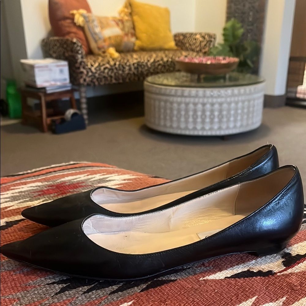 Jimmy Choo Elegant Black Women's Flats